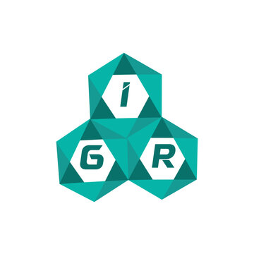 IGR creative minimalist letter logo. IGR unique vector initials alphabet letter logo design