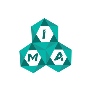 IMA creative minimalist letter logo. IMA unique vector initials alphabet letter logo design