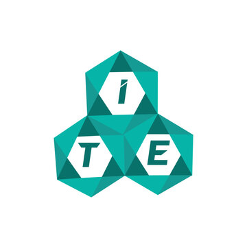 ITE creative minimalist letter logo. ITE unique vector initials alphabet letter logo design