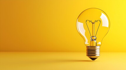 Poster - 3D Rendering of a Loading Bar Nearing Completion with Bright Yellow Background