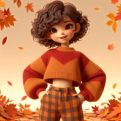 girl in autumn