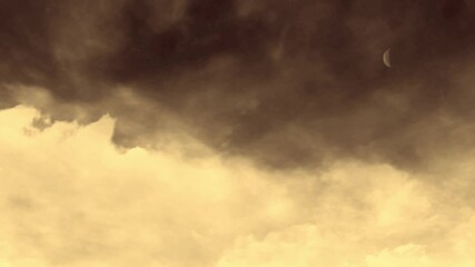 Wall Mural - Yellow sand color cloud background