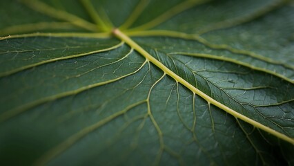 A detailed view of a leaf’s edge showing its unique textures