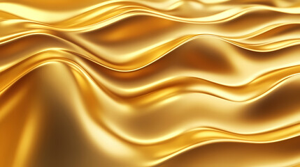 Wall Mural - abstract grainy gradient background, noise texture golden and yellow metallic surface texture, perfe
