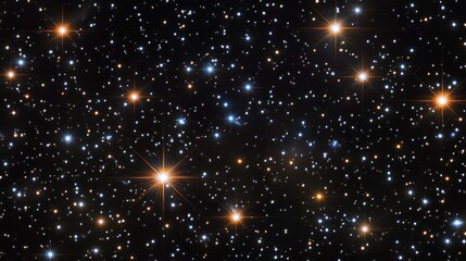 Night sky with stars in the galaxy