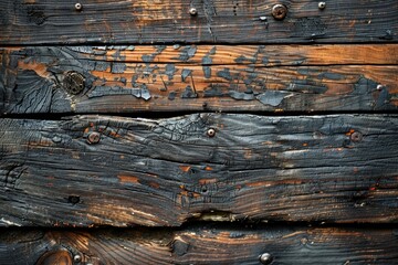 Wall Mural - Coastal Driftwood Weathered by the Sea