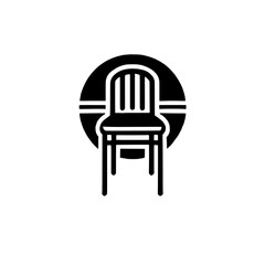 Poster - Chair Icon: Simple and Elegant Design 