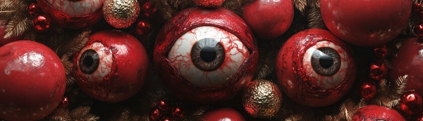 Dive into the unsettling yet fun world of festive eyeball decorations These creepy eyeball ornaments add a spooky twist to any occasion, perfect for those who appreciate the bizarre Explore the art