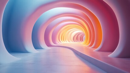 Poster - abstract 3d animation minimalist geometric background seamless looped vide