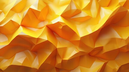 Poster - abstract 3d animation yellow geometric background design seamless looped vide
