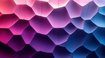Poster - abstract 3d render geometric background modern desig