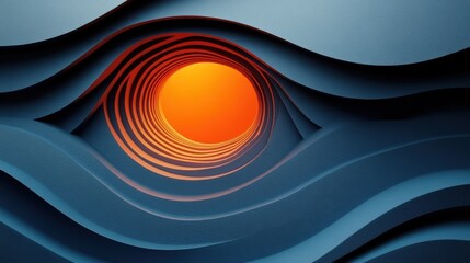 Poster - abstract 3d render modern background design with circle