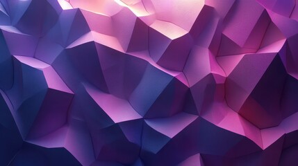 Poster - abstract 3d render purple geometric background modern animation motion design seamless looped vide