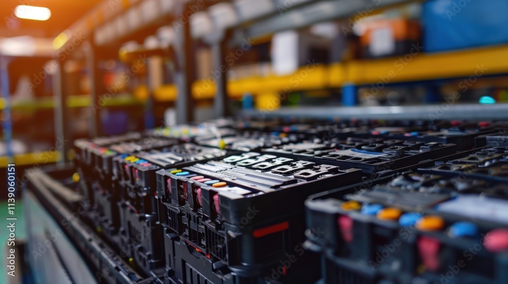 Conserving Battery Battery Recycling Plant: This plant recycles old batteries, recovering ...
