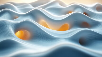 Poster - abstract minimalist background 3d render seamless looped animatio
