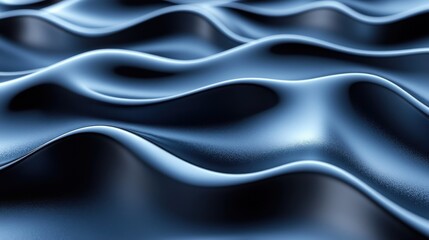 Wall Mural - wavy surface 3d rende