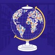 © Ziyan - A Globe Composed of Books Representing Global Literacy