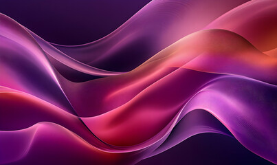 Wall Mural - Abstract background with pink and blue wave design - colorful shiny wave