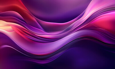 Wall Mural - Abstract background with pink and blue wave design - colorful shiny wave