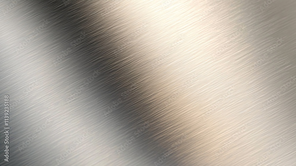 Brushed Steel Texture Close-Up Industrial Setting Metallic Surface Modern Design Abstract Viewpoint Seamless Finish