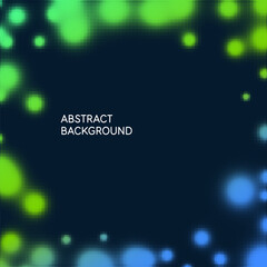 Poster - Abstract illustration of round particles. The dots form shapeless images. Vector graphics.
