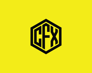 Fototapete - CFX Logo design vector template. CFX