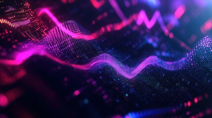 Abstract Digital Wave