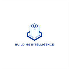 Aufkleber - structure technology building design. construction real estate apartment logo.