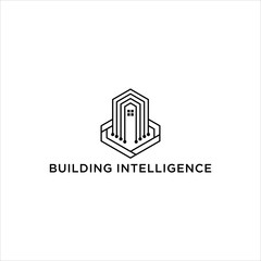 Aufkleber - structure technology building design. construction real estate apartment logo.
