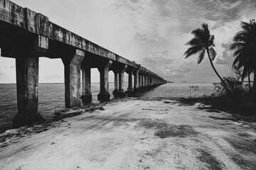 Canvas Print - Bridge over water