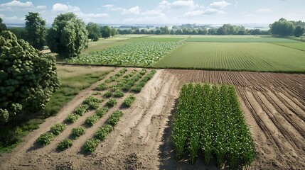 Poster - arable land map integrated with virtual twin technology to evaluate crop suitability and support sus