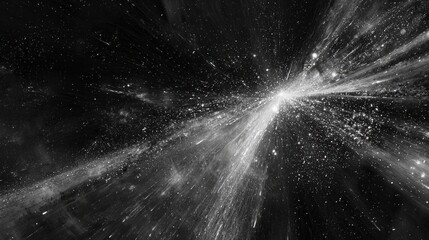 Leinwandbilder - Cosmic event radiant explosion in space digital art galactic vastness abstract perspective celestial dynamics