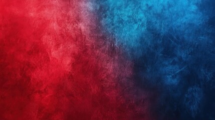 Poster - Abstract textured background blending red and blue hues.
