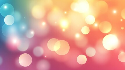 Aufkleber - Colorful bokeh background with soft lights for design and decoration.
