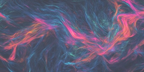 Poster - Cosmic microwave background texture revealing vibrant colors and intricate patterns in the universe