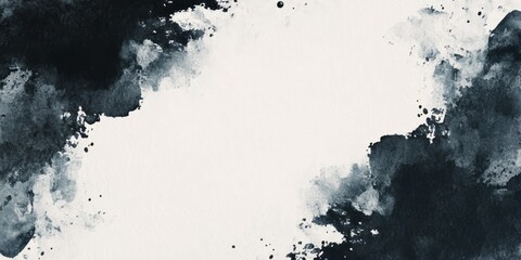 Poster - Contrast banner featuring empty space, complemented by water droplets around the edges