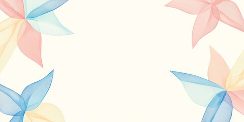 Aufkleber - Colorful pinwheel banner with contrast empty space for creative events and celebrations