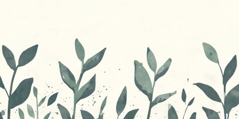 Poster - Contrast banner featuring sprouting seeds against a blank background for nature-themed projects and presentations