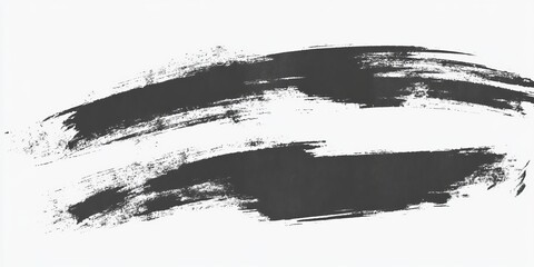 Poster - Contrast banner featuring empty space and chalk outlines with clean shadows for artistic display