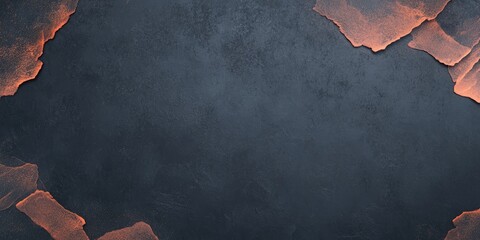 Poster - Bold banner design with contrast empty space and metallic edge details in an artistic style