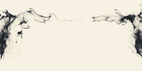 Aufkleber - Banner design featuring empty space and ink wells for creative projects or announcements