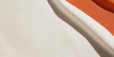 Poster - Contrast banner with empty space and fabric swatches showcasing clean shadows and vibrant colors for design projects