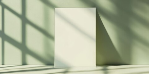 Aufkleber - Banner with acrylic blocks and clean shadows creating a contrast background for design purposes