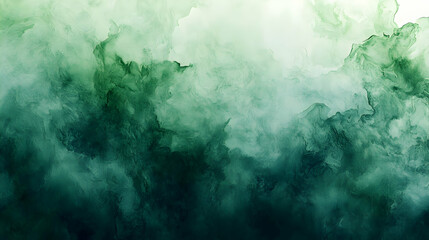 Poster - Abstract Green Watercolor Background Illustration