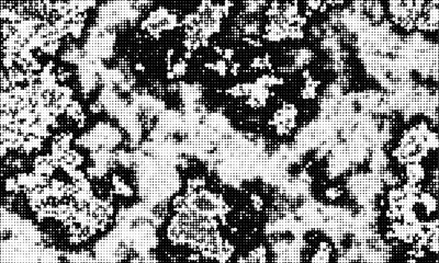 Aufkleber - Subtle halftone vector texture overlay. Monochrome abstract splattered background.