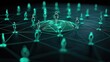 © Kritsadee - Digital networking event showcasing human connections virtual space infographic concept modern aesthetics