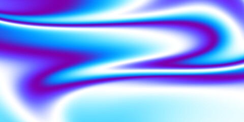 Poster - A mesmerizing blend of captivating blue hues creating fluid dynamics within a stunning abstract design