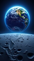 Wall Mural - earth in space