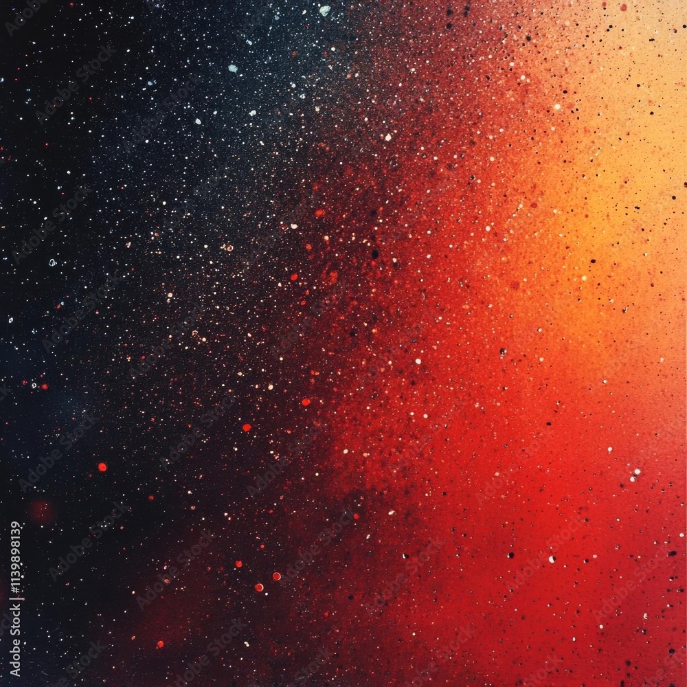 Noise texture of Photo color gradient grainy background red orange ...