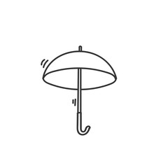 Wall Mural - doodle umbrella illustration sketch